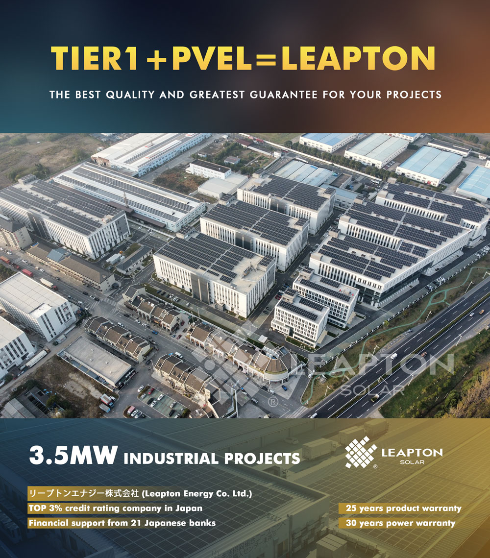 Leapton Energy Lights Up Changshu with a 3.5MW Rooftop Solar Power!